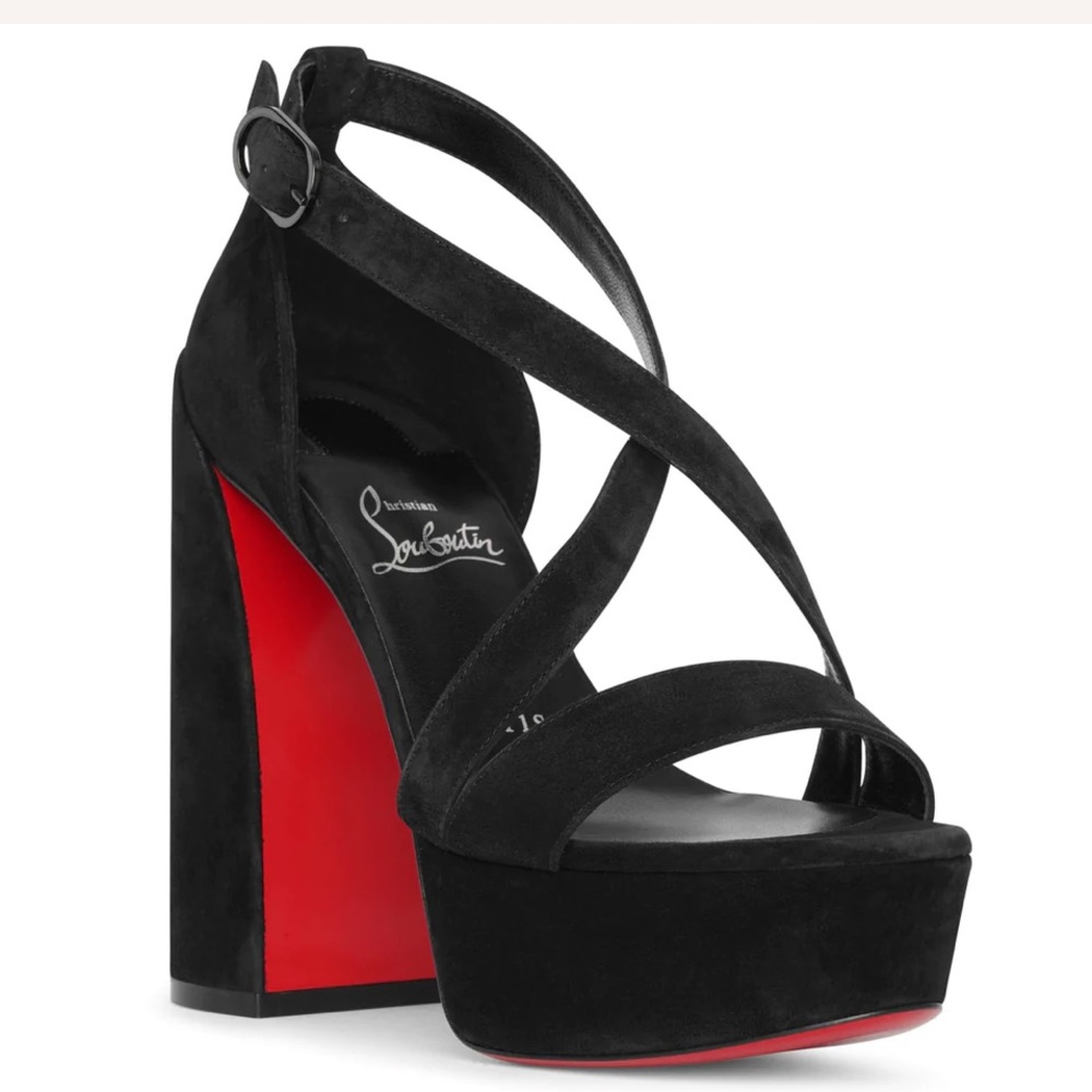 CHRISTIAN LOUBOUTIN
Movida Jane 130 black suede sandals Size 37 BNIB - Picture 3 of 9